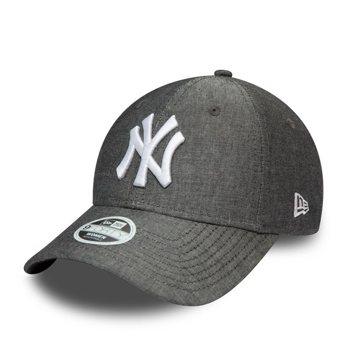 New York Yankees League Essential Naiset 9FORTY Lippis Mustat - New Era Lippikset Finland FI-439016